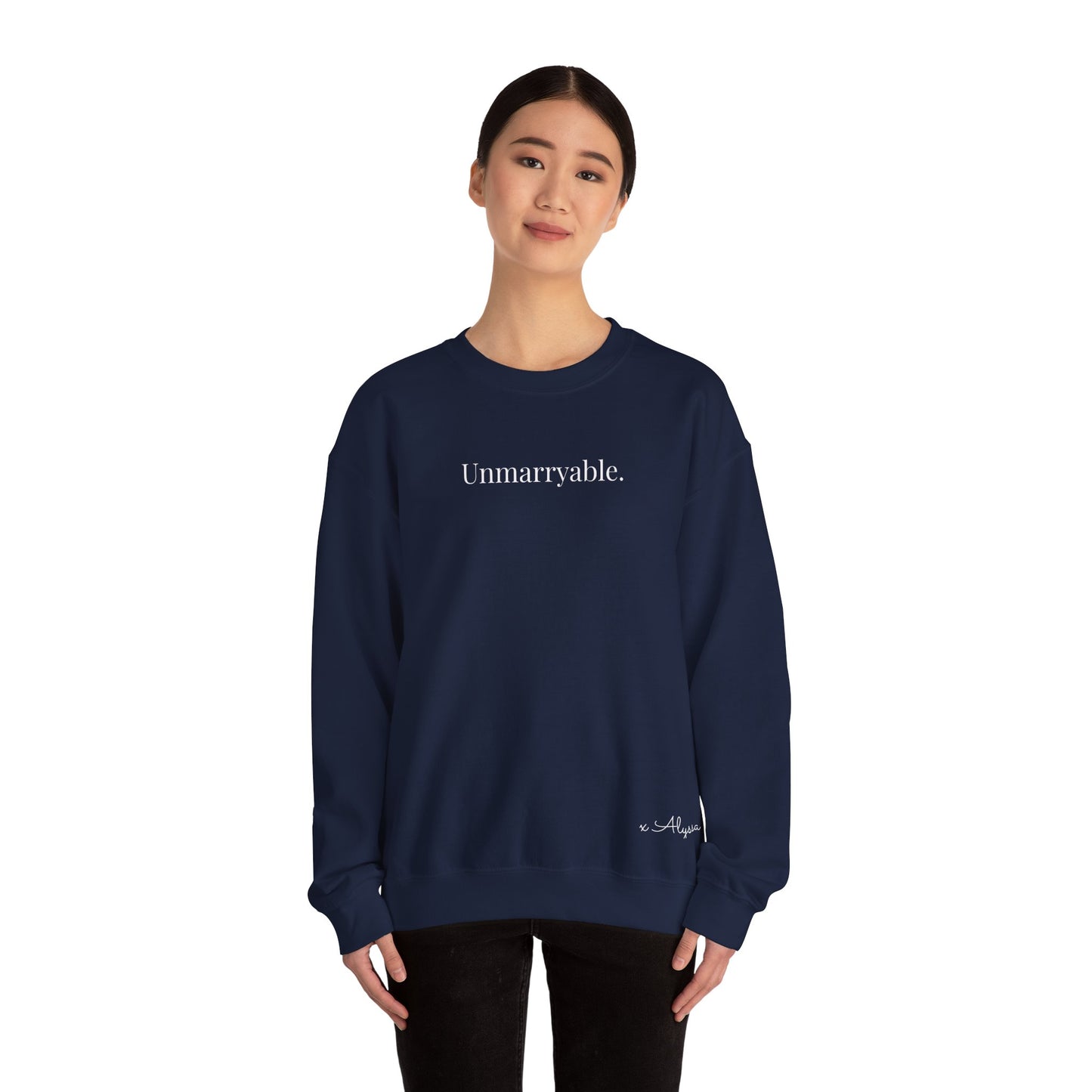 Unmarryable  - Unisex Heavy Blend™ Crewneck Sweatshirt