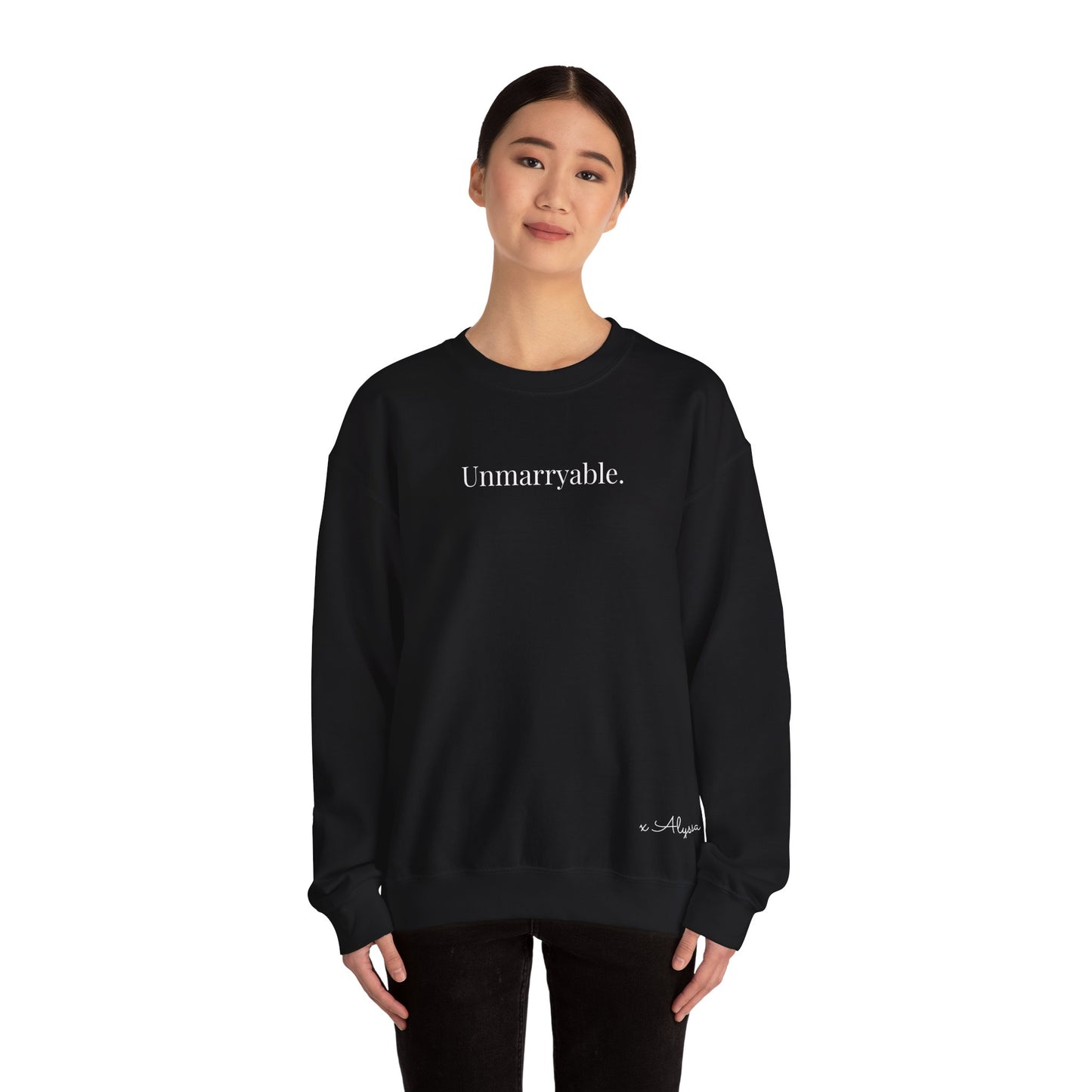 Unmarryable  - Unisex Heavy Blend™ Crewneck Sweatshirt